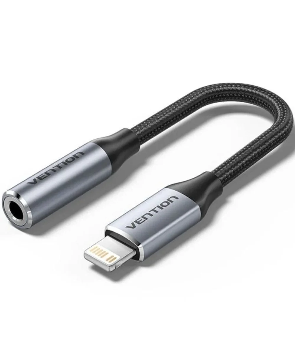 Adaptador Áudio Lightning para Jack 3.5mm Fêmea Vention
