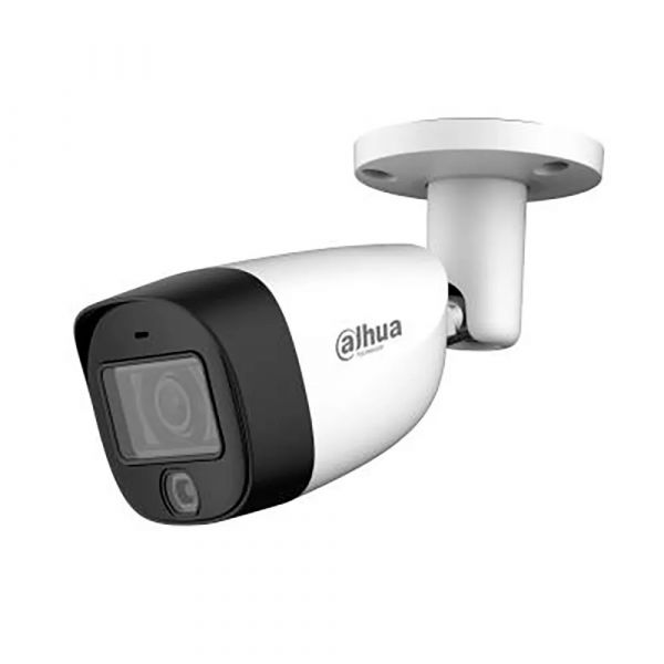 Dahua Câmara de Segurança HAC-HFW1200CM-IL-A-0360B-S6 2MP Smart Dual Light HDCVI Bullet Full Color IP67 Microfone