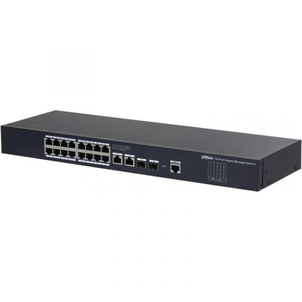 Switch It Dahua Dhsg4020 Switch Gigabit de desktop gerenciado de 20 portas