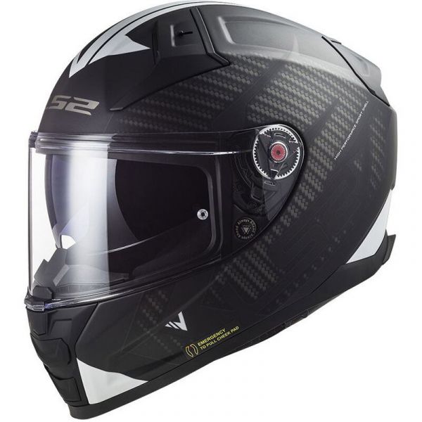 LS2 Capacete FF811 Vector Ii Splitter Matt Black / White S