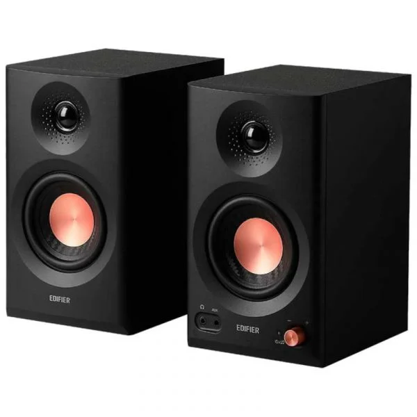 Edifier MR3 Altifalantes Ativos Bluetooth Hi-Res Audio Controlo de Frequência Pretos
