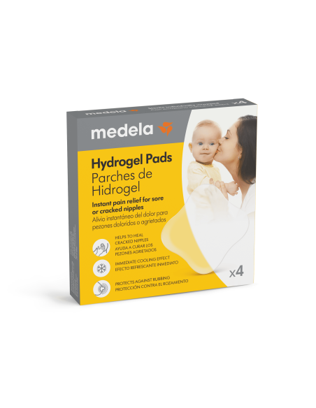 Almofadas de Hidrogel Medela para Mamilos Doridos – 4 Unidades