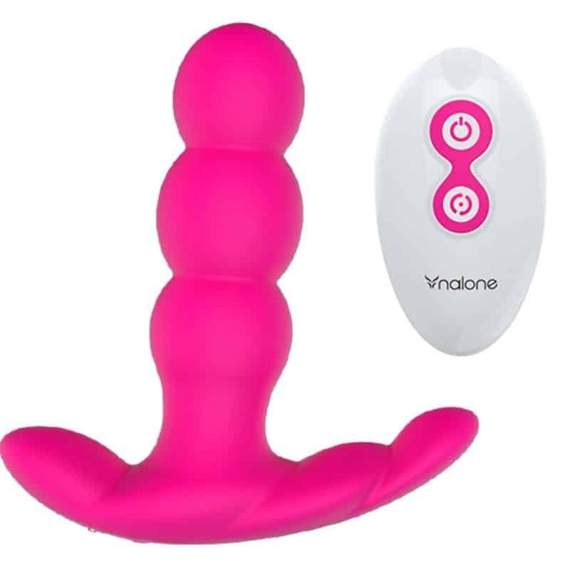 Nalone – Pearl Anal Vibrador Controle Remoto Preto