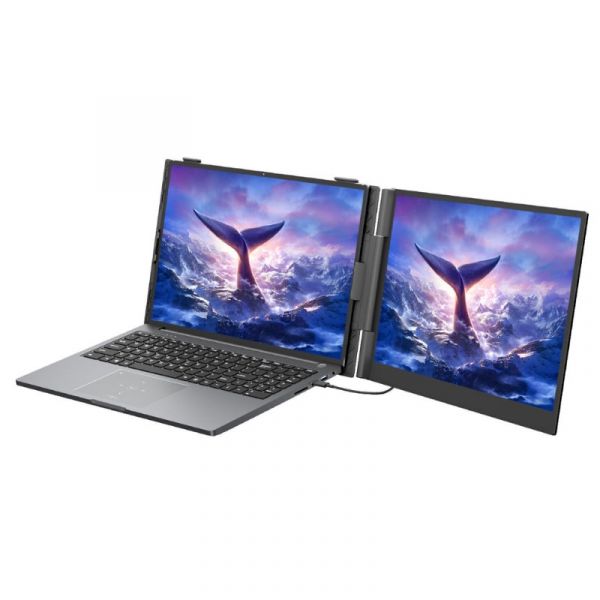Monitor Blackview 14" SCM6 FHD 60Hz IPS 4.5mm USB-C Preto/Cinzento