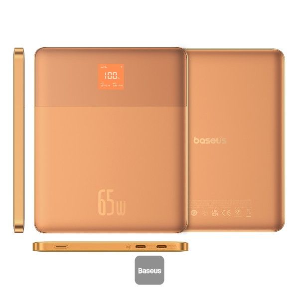Powerbank Baseus Blade 2 c/ Display 12000Mah 65W Coral