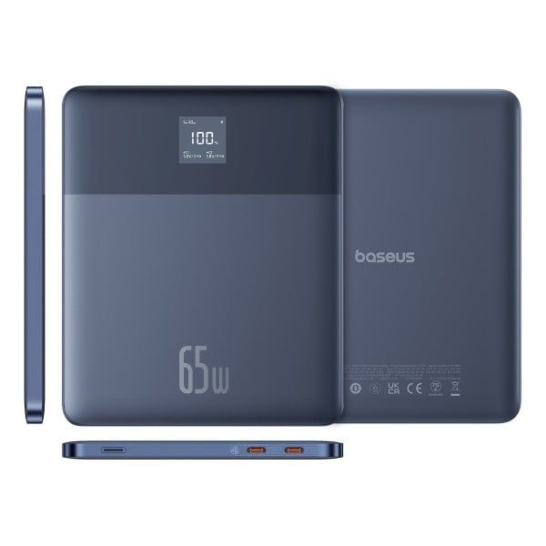 Powerbank Baseus Blade2 c/ Display 12000Mah 65W Blue