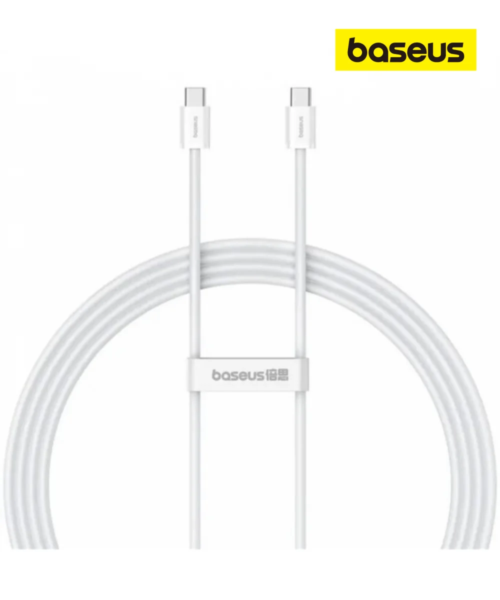 Cabo de Dados USB-C Baseus 30W 2m Branco