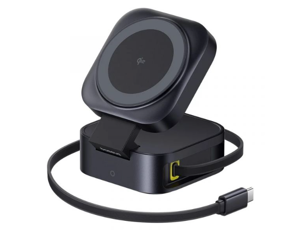 Baseus Carregador Picogo Series 2-in-1 Magnetic Qi2 67W Cosmic Black