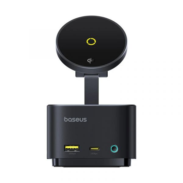Baseus Magpro Series Ii 7 em 1 Magnetic Wireless Charging 15W Cosmic Black