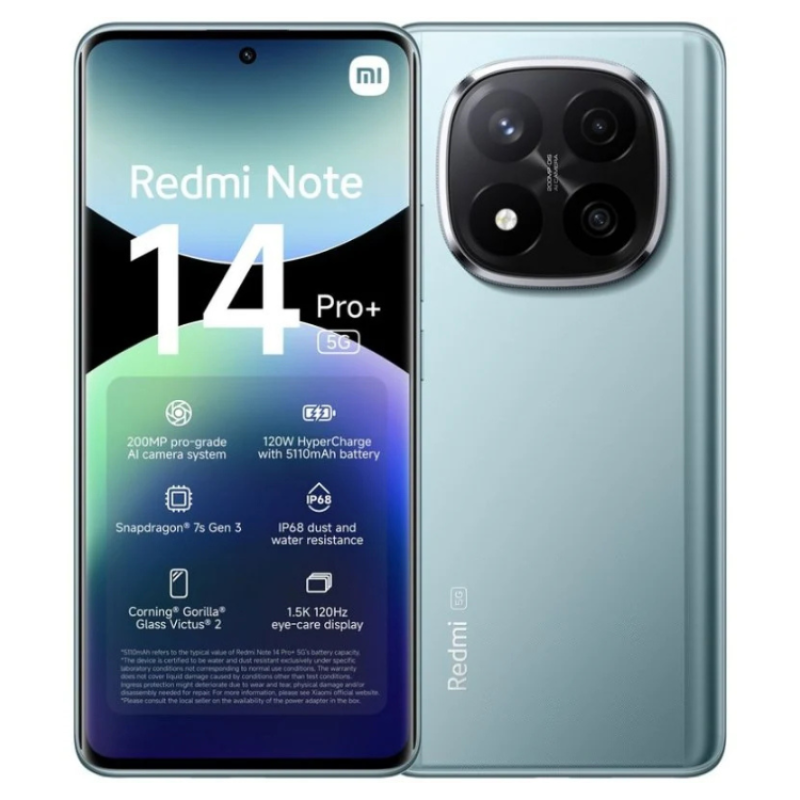 Xiaomi Redmi Note 14 Pro Plus 5G 12/512GB Azul