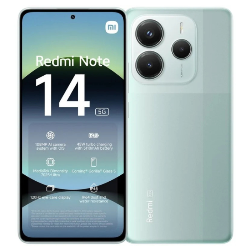Xiaomi Redmi Note 14 6/128GB 5G Verde
