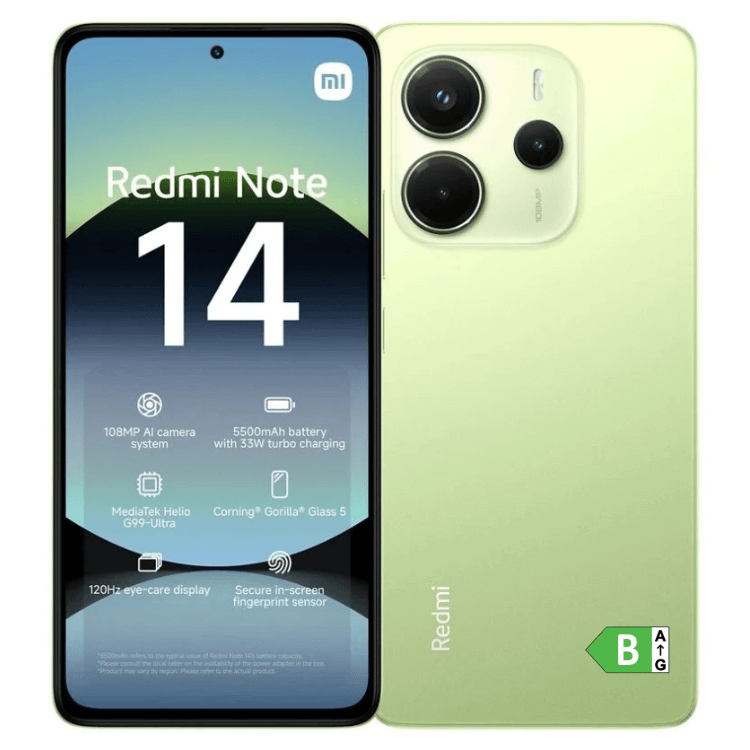 Xiaomi Redmi Note 14 4G 6.67″ Dual SIM 6GB/128GB Verde