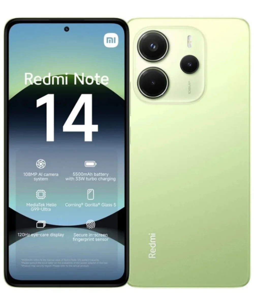 Xiaomi Redmi Note 14 4G 6.67" Dual SIM 8GB/256GB Lime Green
