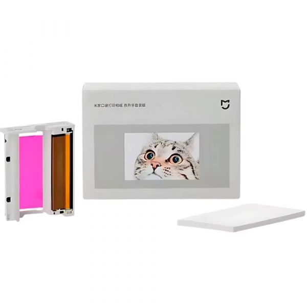 Xiaomi Papel Fotográfico Sublimação para Photo Printer Pro 5 x 7,6 cm
