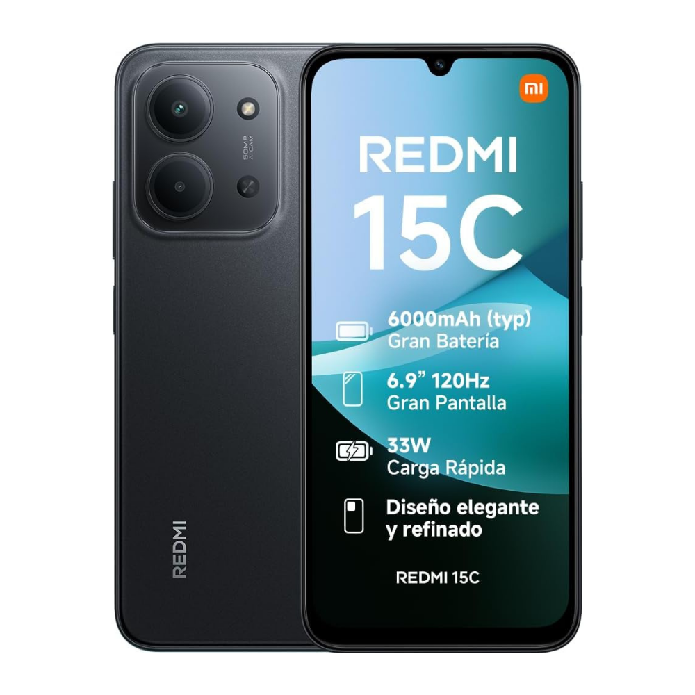 Xiaomi Redmi 15C 4G 6.9″ Dual SIM 8GB/256GB Midnight Black