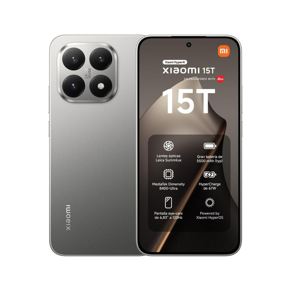 Xiaomi 15T 5G 6.83″ Dual SIM 12GB/256GB Grey Grade A – Usado