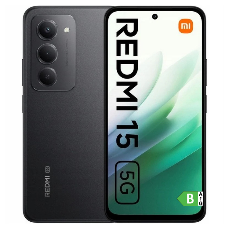 Smartphone Xiaomi Redmi 15 5G 4GB/128GB Dual Sim Preto