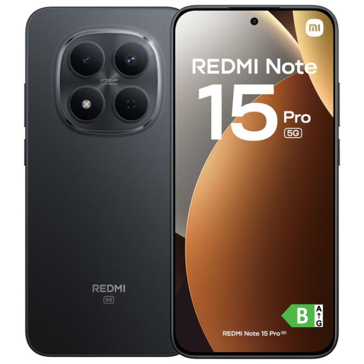 Smartphone Xiaomi Redmi Note 15 Pro 5G 12GB/512GB Dual Sim Preto