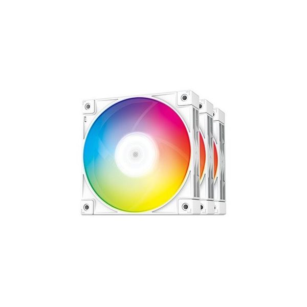 DeepCool Air Cooling FC120 Branco-3 In 1 120x120x25 Case Fan Branco/tr - R-FC120-WHAMN3-G-1