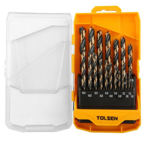 Tolsen Conjunto Brocas Hss Gold - 19pcs - 75086