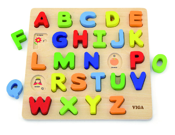 Puzzle Alfabeto maiúsculas Viga