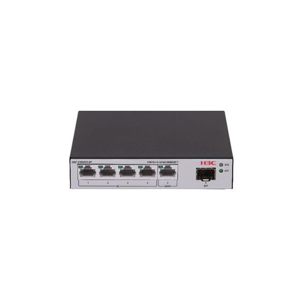 H3C Switch 6 Portas LS-1600V2-6P-GL Black/Gray