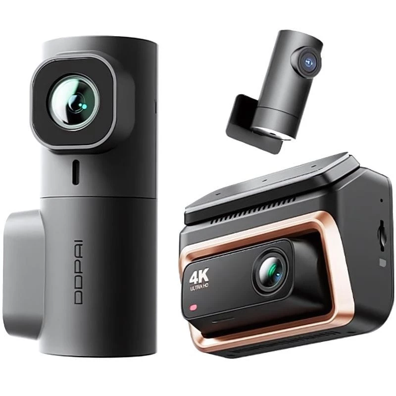 Ddpai Z60 Pro 3-Câmaras 4K GPS Wi-Fi com Ecrã 3"