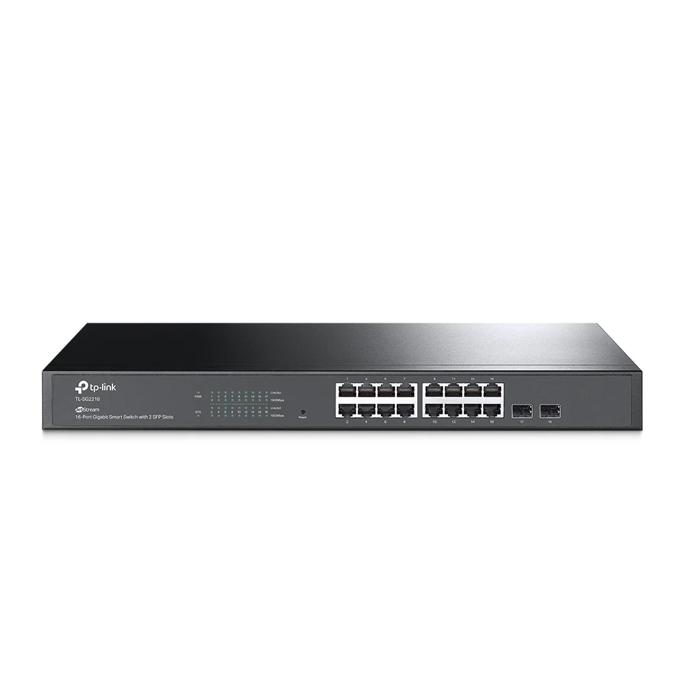 Switch TP-Link TL-SG2218 16 Portas Gigabit + 2 Portas SFP