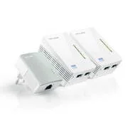KIT POWERLINE TP-LINK 500M C/AP 300M (2 WPA4220+1 PA4010)