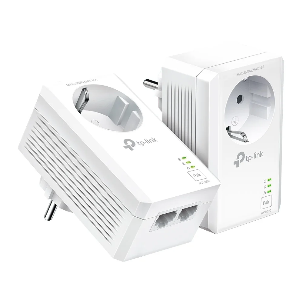 ADAPT POWERLINE TP-LINK PA7027P 1XRJ45 1GBPS (KIT DE 2)