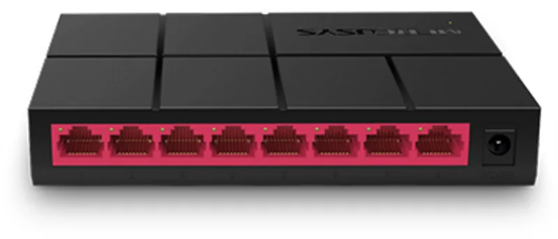 Switch SOHO Mercusys MS108G Mini 8 Portas 10/100/1000 Mbps Plug and Play UnManaged