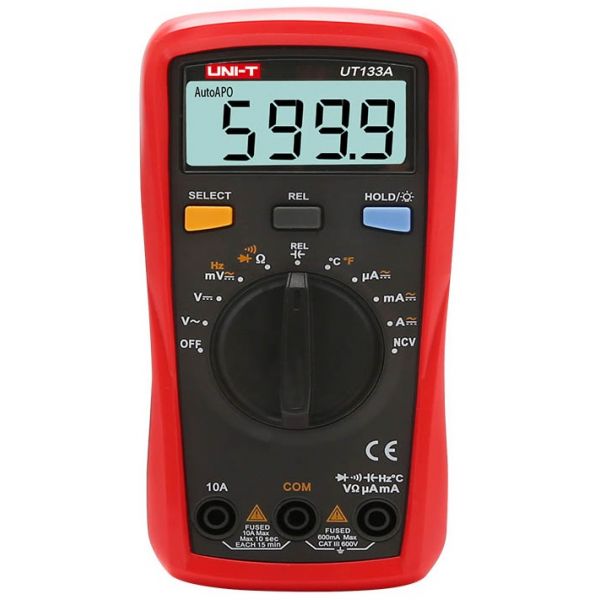 Uni-T Multimetro Mini Digital Automático Truerms - UT133A