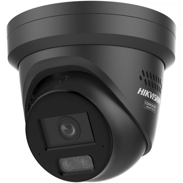 Hikvision Câmara IP Turret DS-2CD2387G3-LIS2UY/SL(2.8mm)/BLACK 8MP ColorVu 3.0 PoE IP67
