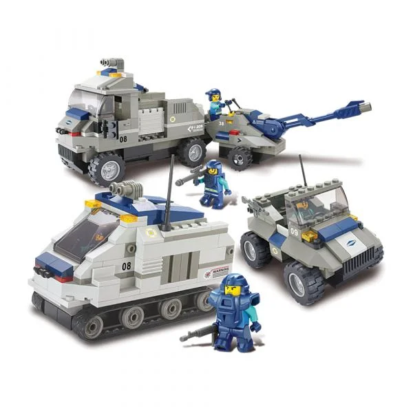 Sluban Police Artilharia 467 Peças - SL0208