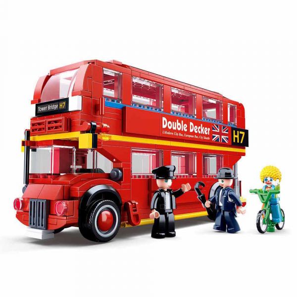 Sluban Model Bricks Autocarro Londrino 382 Peças - SL0708