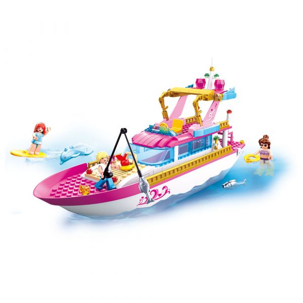 Sluban Girls Dream Yacht de Luxo 212 Peças - SL0722