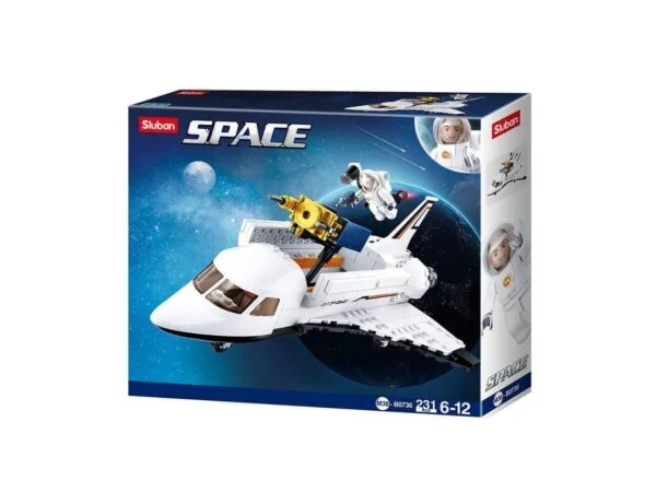 Sluban Space Space Shuttle 231 Peças - SL0736
