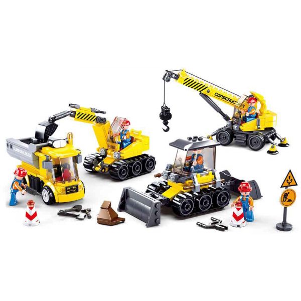 Sluban Town Equipa de Construção 465 Peças - SL0810