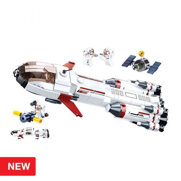Sluban Space Saturn Rocket Expedição 468 Pcs - SL0925