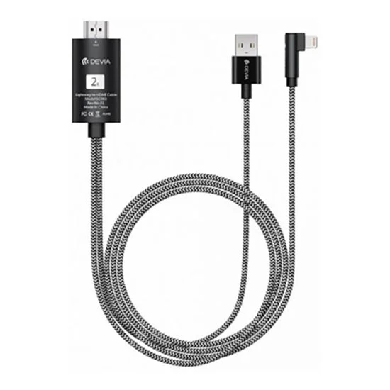Cabo de Dados Storm DEVIA HDMI p/ Lightning/USB
