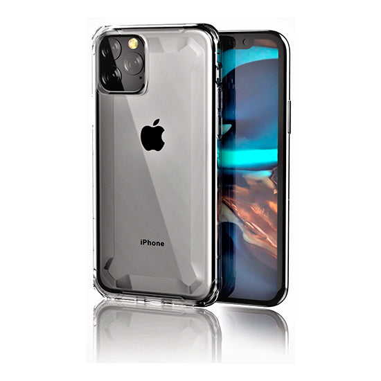 Capa Defender 2 DEVIA iPhone 11 Pro Max Silver Translúcido