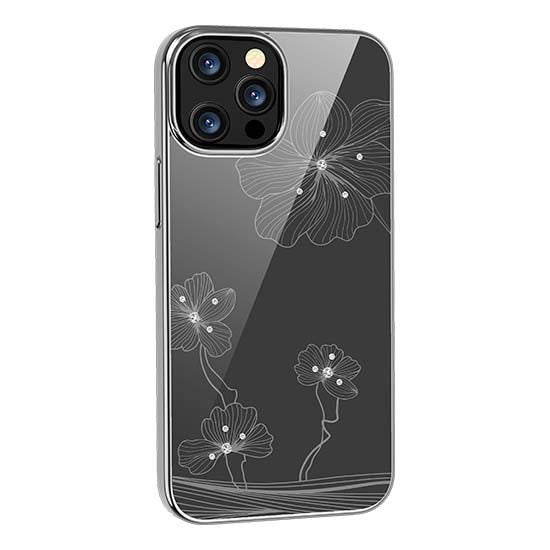 Capa DEVIA Crystal Flora Apple iPhone 13 Pro Prateado