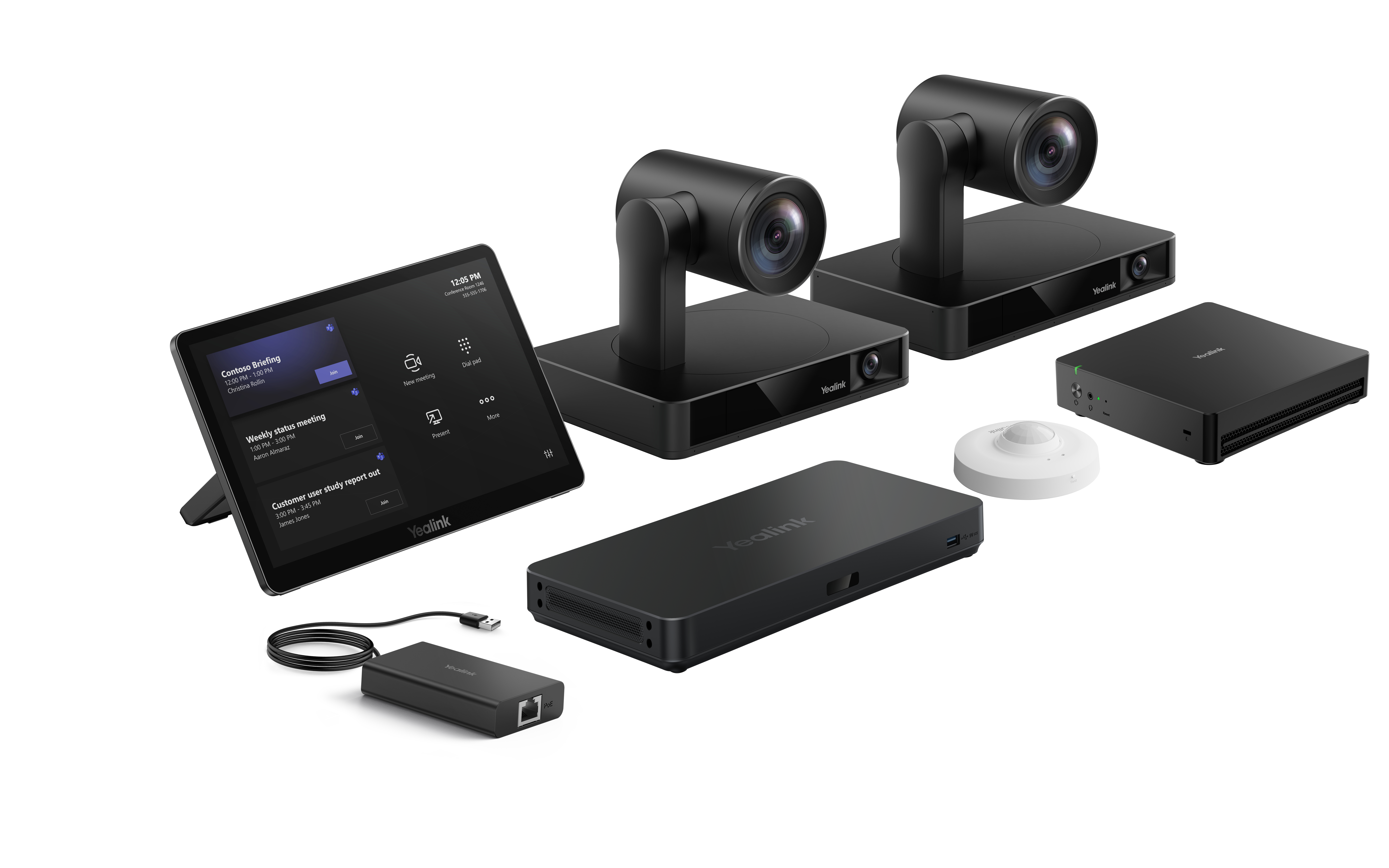 Yealink MVC S90-C5U-004 sistema de videoconferência Ethernet LAN Sistema de videoconferência em grupo