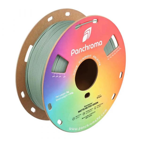 Polymaker Filamento PLA Panchroma Matte Muted 1.75mm 1kg Verde