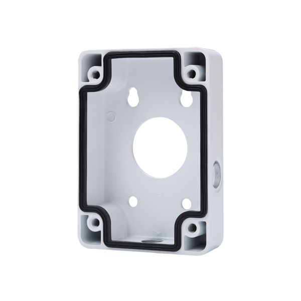 DAHUA Caixa de conexões Para domes motorizadas Apto para uso exterior Instalação em paredes Cor branco Passador de cabos PFA120