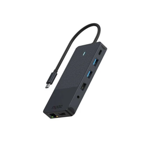Rapoo Adaptador Multiport USB-C 12 em 1 Cinzento