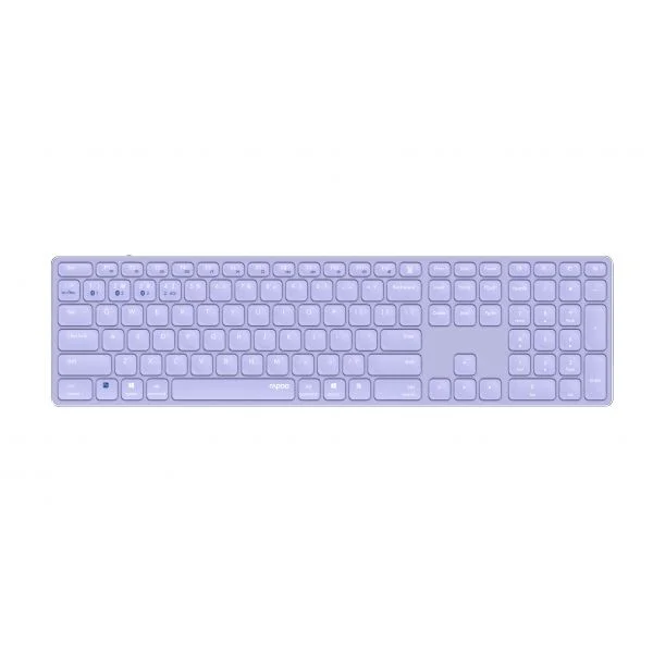 Teclado Rapoo E9800M Sem Fios QWERTY Púrpura