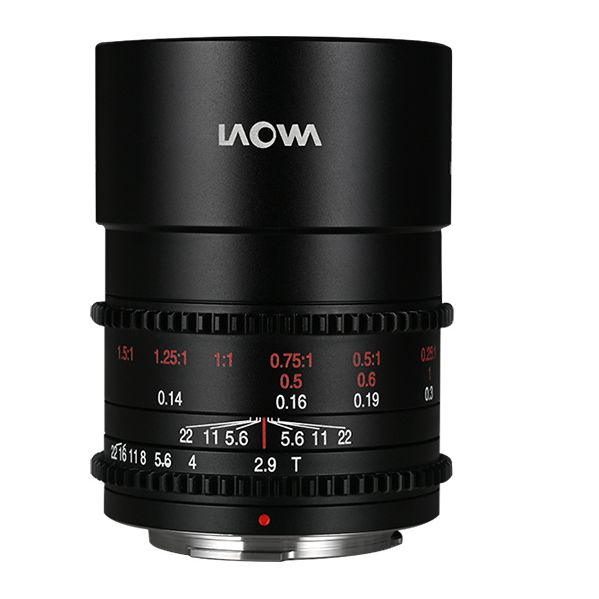 Objetiva Laowa 50mm t/2.9 2x Ultra Macro Apo Ciné Montagem Micro 4/3