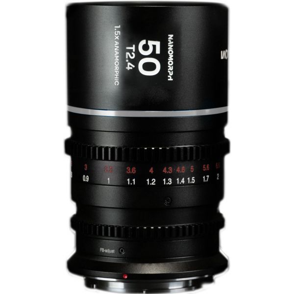 Objetiva LAOWA 50mm T2.4 1.5X S35 Anamórfica (Silver) Nikon Z - LAOWA1180226