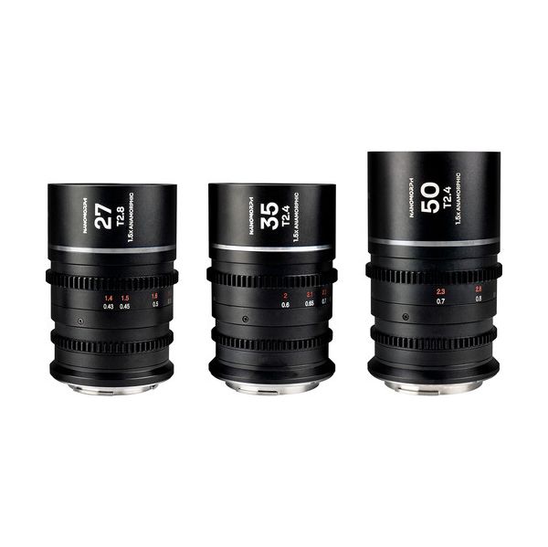 Objetiva LAOWA 27/35/50mm S35 Anamórfica (Silver) MFT - LAOWA1180252
